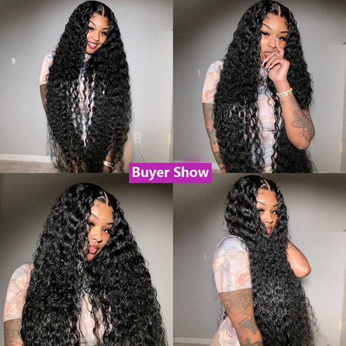 HD Lace Frontal Wigs Brazilian Human Hair Jerry Curly Wig